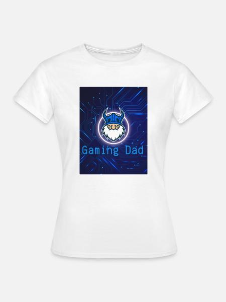 Gaming Dad - Frauen T-Shirt - Weiß