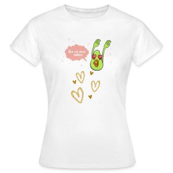 GIVE ME SOME CUDDLE - Women's T-Shirt - white - Front - AI Model Female 172 dark (172cm)