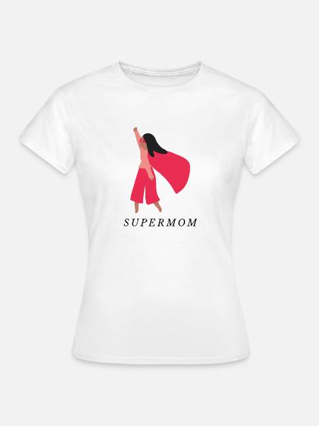Supermom - Frauen T-Shirt - Weiß