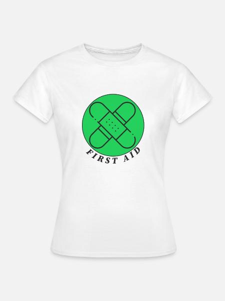 Erste Hilfe Pflaster - Frauen T-Shirt - Weiß