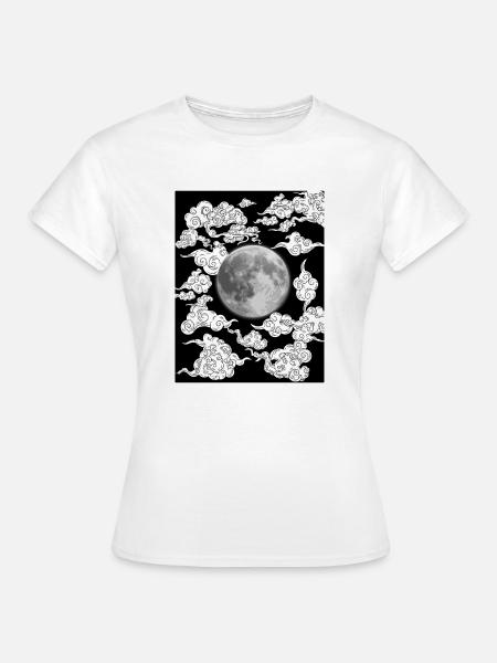 Mond - Frauen T-Shirt - Weiß