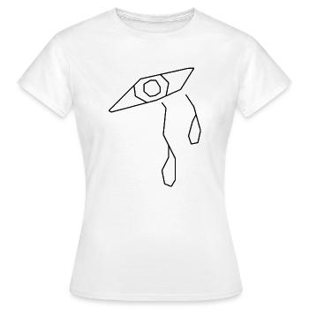 Cubist empathy or tolerance. - Women's T-Shirt - white - Front - AI Model Female 172 dark (172cm)