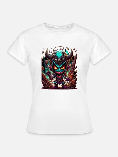 Graffiti Monster - Frauen T-Shirt - Weiß