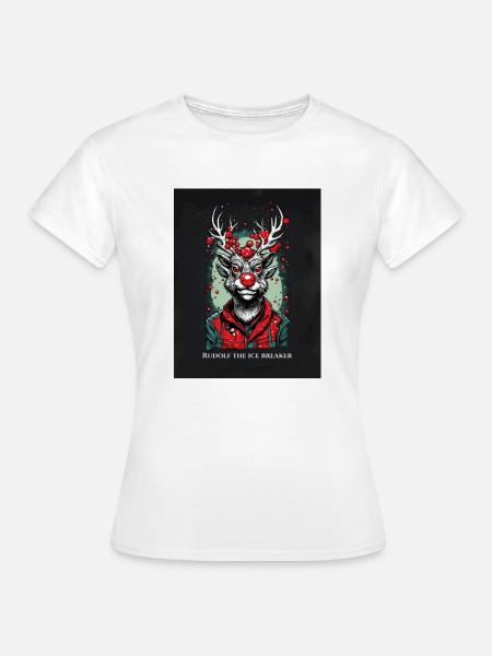 Rudolf der Eisbrecher - Frauen T-Shirt - Weiß
