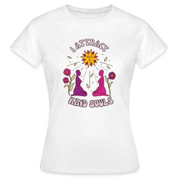 spiritual quote - Women's T-Shirt - white - Front - AI Model Female 172 dark (172cm)