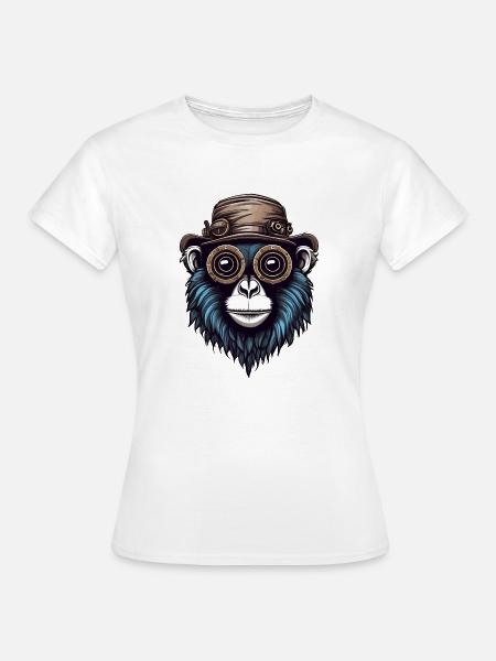 Gibbon - Frauen T-Shirt - Weiß