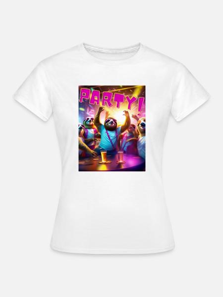 Party - Frauen T-Shirt - Weiß