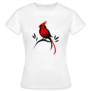 Cardinal - T-shirt Femme - blanc - Devant - AI Model Female 172 dark (172cm)
