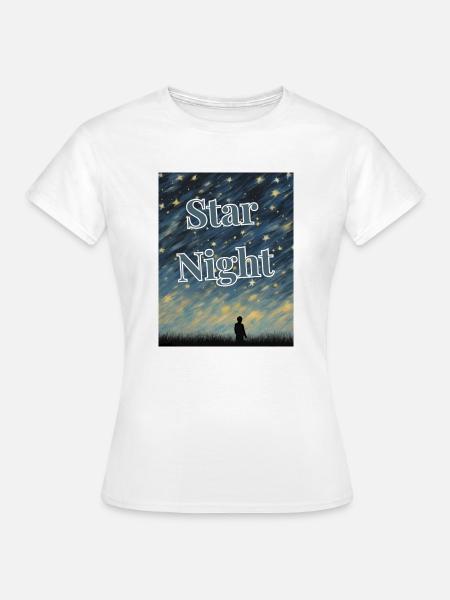 Star Night - Frauen T-Shirt - Weiß