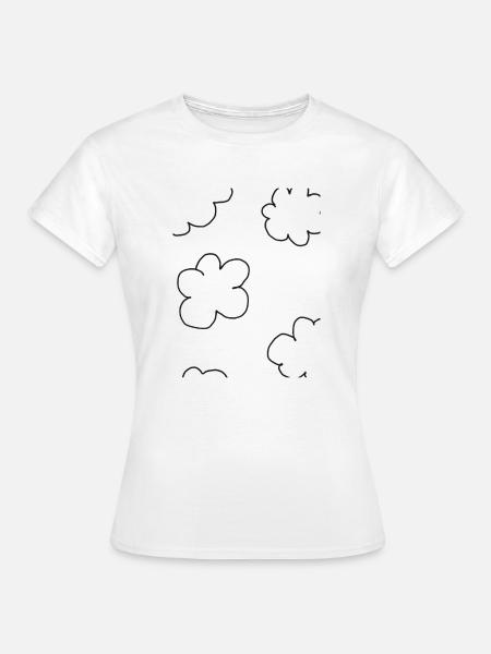 Wolken? - Frauen T-Shirt - Weiß