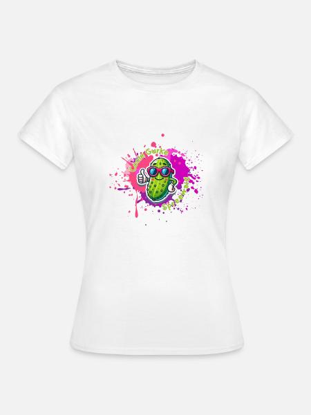 Coole Gurke Spreewald - Frauen T-Shirt - Weiß