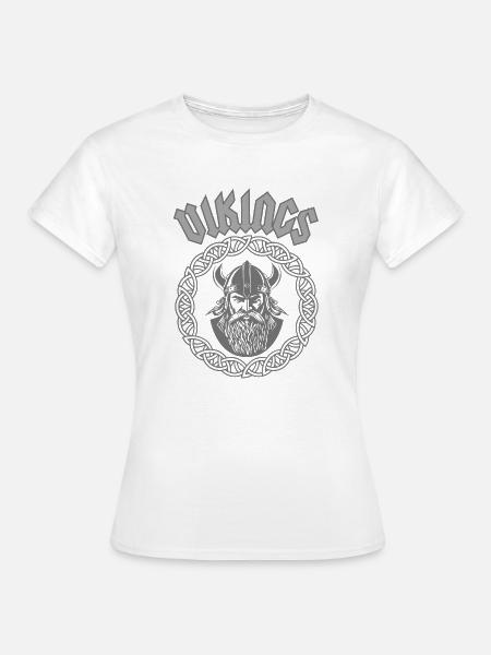 Vikings - Frauen T-Shirt - Weiß