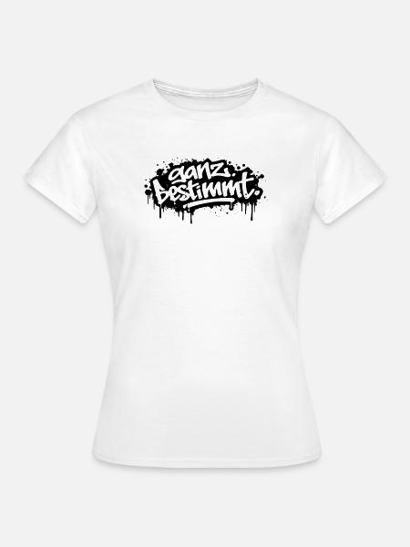 ganz bestimmt - Frauen T-Shirt - Weiß