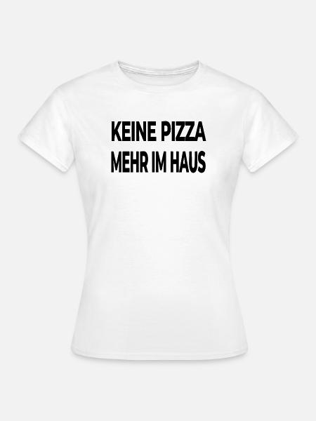 Pizza - Frauen T-Shirt - Weiß