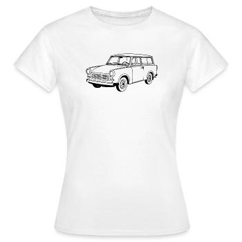 Trabant 601 Kombi - Frauen T-Shirt - Weiß - Vorne - AI Model Female 172 dark (172cm)