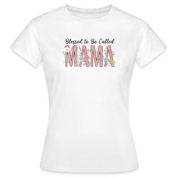 Mama - Frauen T-Shirt - Weiß - Vorne - AI Model Female 172 dark (172cm)