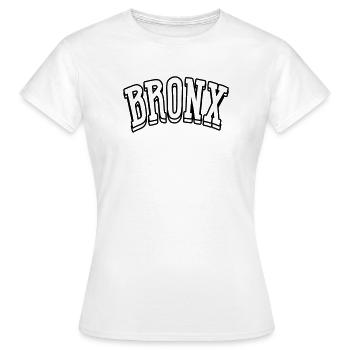 bronx shirt - Frauen T-Shirt - Weiß - Vorne - AI Model Female 172 dark (172cm)