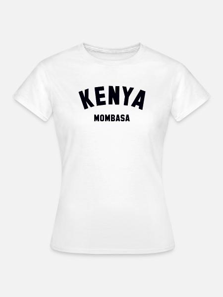 MOMBASA, KENYA - Frauen T-Shirt - Weiß