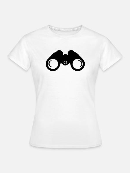 Fernglas - Frauen T-Shirt - Weiß