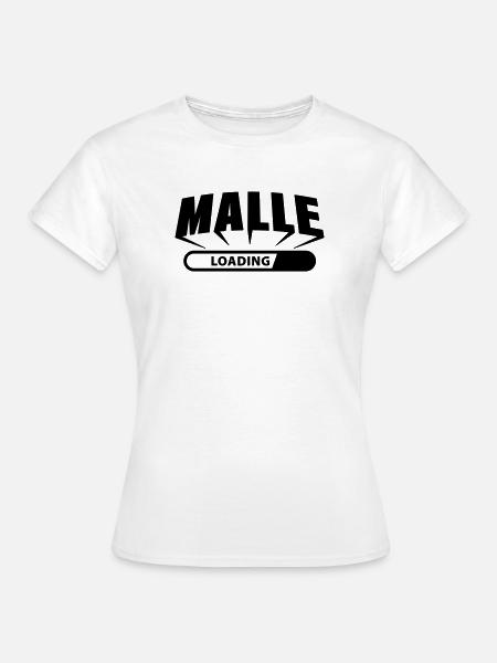 Malle laden - Vrouwen T-shirt - wit