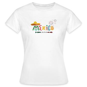 Mexiko-Stadt - Frauen T-Shirt - Weiß - Vorne - AI Model Female 172 dark (172cm)