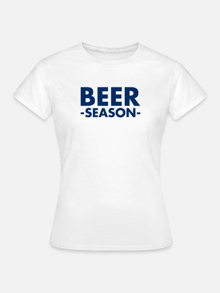 Beer Season - Bier Saison - Frauen T-Shirt - Weiß