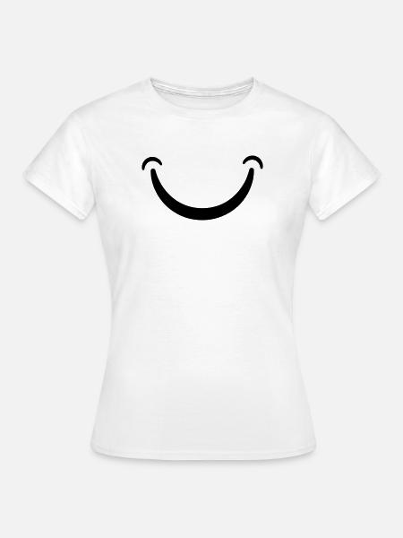 Lächeln - Frauen T-Shirt - Weiß