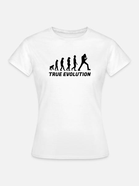 Wahre Entwicklung - Frauen T-Shirt - Weiß