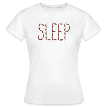 Chilischot-Schlaf - Frauen T-Shirt - Weiß - Vorne - AI Model Female 172 dark (172cm)