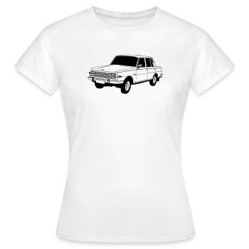 Wartburg , Oldtimer Kult , DDR Legende ...(25) - Frauen T-Shirt - Weiß - Vorne - AI Model Female 172 dark (172cm)