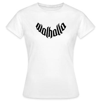 walhalla vikings viking autocollant viking - T-shirt Femme - blanc - Devant - AI Model Female 172 dark (172cm)