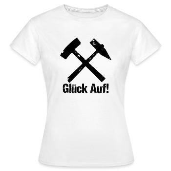 La chance sur les fers et les maillets - T-shirt Femme - blanc - Devant - AI Model Female 172 dark (172cm)