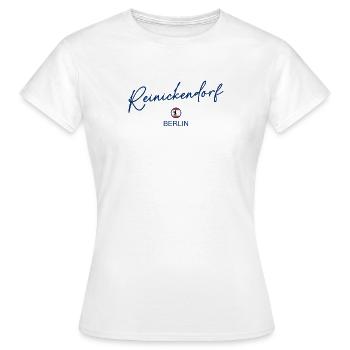 Reinickendorf - Drapeau de Berlin - Ours de Berlin - T-shirt Femme - blanc - Devant - AI Model Female 172 dark (172cm)