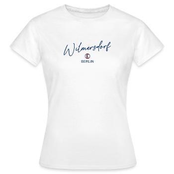 Wilmersdorf - Drapeau de Berlin - Ours de Berlin - T-shirt Femme - blanc - Devant - AI Model Female 172 dark (172cm)