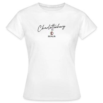 Charlottenburg - Berlin Flagge - Berliner Bär - Frauen T-Shirt - Weiß - Vorne - AI Model Female 172 dark (172cm)