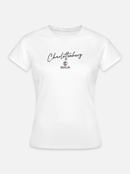 Charlottenburg - Berlin Flagge - Berliner Bär - Frauen T-Shirt - Weiß