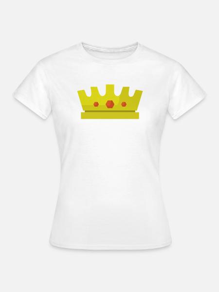 Krone - Frauen T-Shirt - Weiß