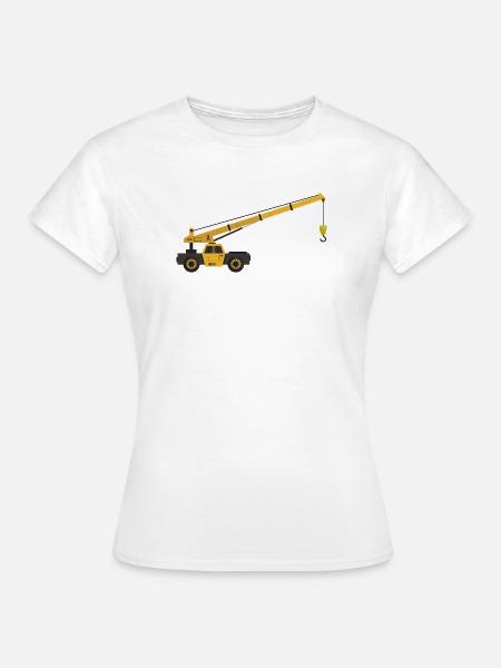 Kranwagen - Frauen T-Shirt - Weiß