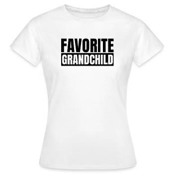 Petit-enfant préféré - T-shirt Femme - blanc - Devant - AI Model Female 172 dark (172cm)