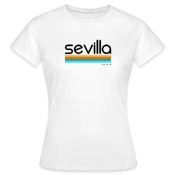 Séville - Espagne - Espagne - Espagne - T-shirt Femme - blanc - Devant - AI Model Female 172 dark (172cm)