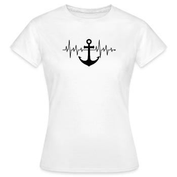 Magasin principal - T-shirt Femme - blanc - Devant - AI Model Female 172 dark (172cm)