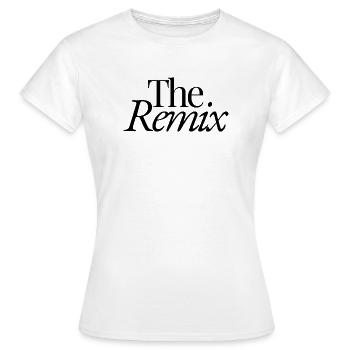 The Remix - Frauen T-Shirt - Weiß - Vorne - AI Model Female 172 dark (172cm)