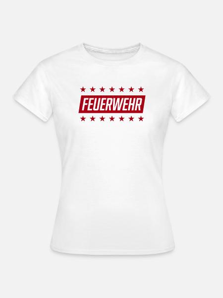 feuerwehr - Frauen T-Shirt - Weiß