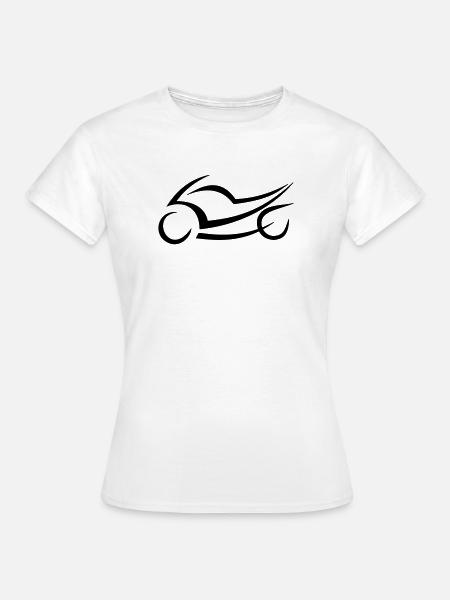 SpeedBike - Frauen T-Shirt - Weiß