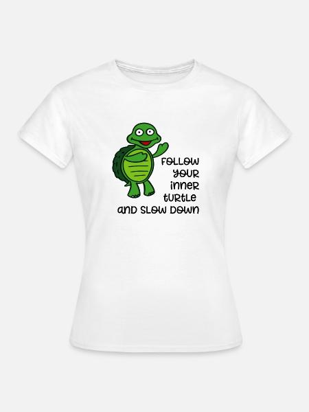 langsam - Frauen T-Shirt - Weiß