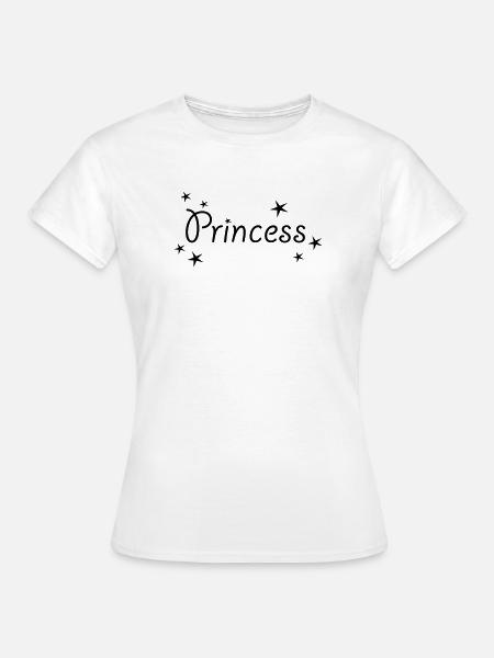 Princess - Prinzessin - Frauen T-Shirt - Weiß