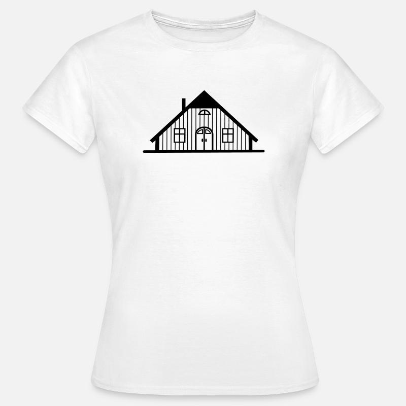 Bauernhof-Scheunenlager - Frauen T-Shirt - Weiß