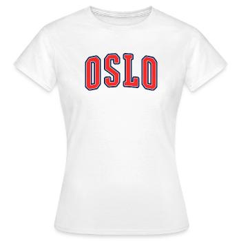 Oslo - T-shirt Femme - blanc - Devant - AI Model Female 172 dark (172cm)