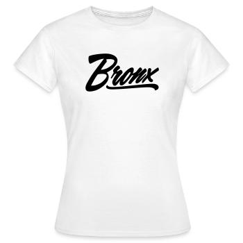 bronx shirt - Frauen T-Shirt - Weiß - Vorne - AI Model Female 172 dark (172cm)