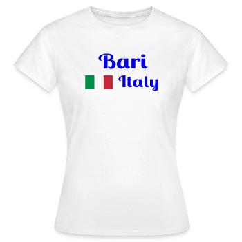 Bari Italia - Stylish prints - Women's T-Shirt - white - Front - AI Model Female 172 dark (172cm)